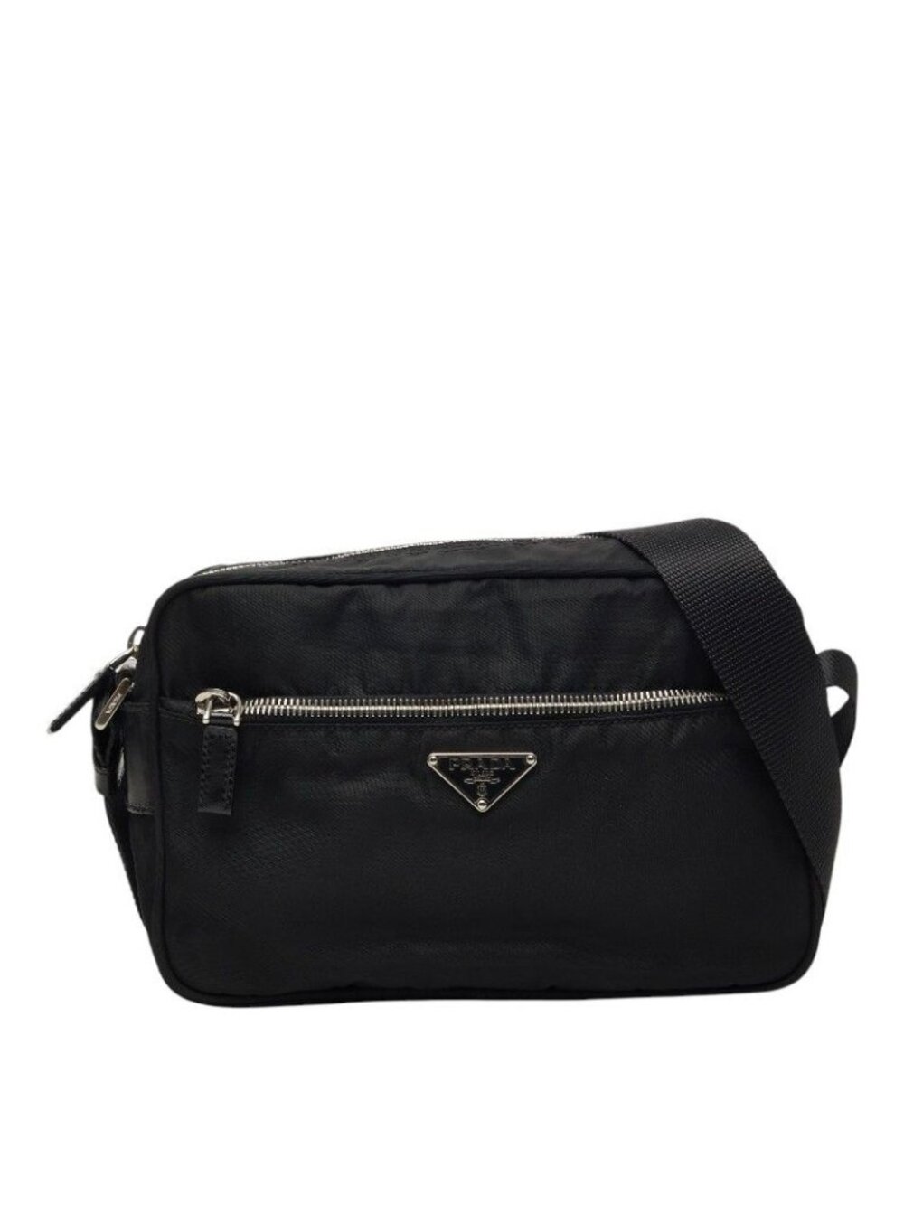 ★SOLD★ Prada Shoulder Bag Black Nylon - Picture 1 of 10
